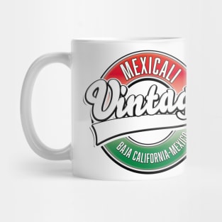 Mexicali Baja California vintage logo. Mug